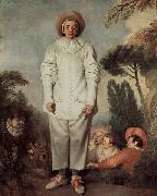 Jean-Antoine Watteau Gilles oil painting reproduction